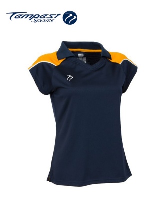 Tempest CK Womens navy Yellow Playing Shirt